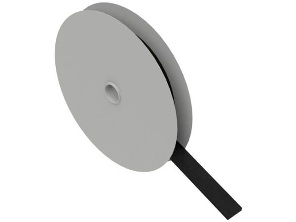 Hebotec 11-KE10005FRT Burrebånd til samling Burrebånd statisk loop del (L x B) 5000 mm x 10 mm Sort 5 m