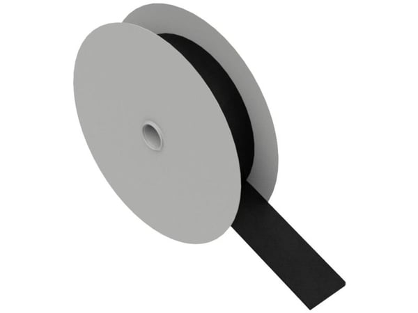 Hebotec 11-KE20002,5FRT Burrebånd til samling Burrebånd statisk loop del (L x B) 2500 mm x 20 mm Sort 2.5 m