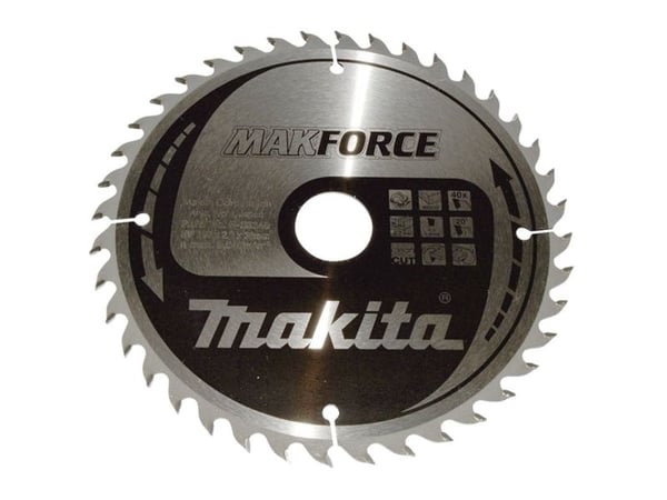 Makita MAKFORCE - Sirkelformet sagblad - for tre - 190 mm - 40 tenner