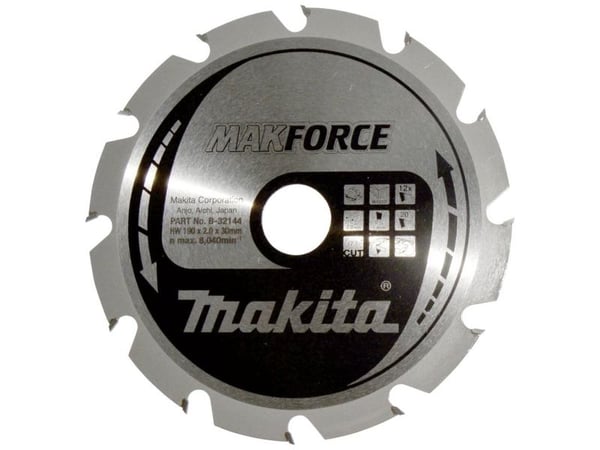 Makita MakForce, 19 cm, 3 cm, 1,4 mm, 2 mm, Makita, 1 kpl