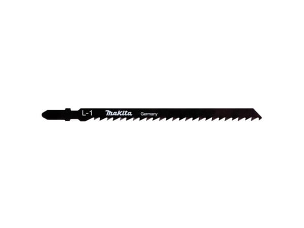 Makita L-1 - Sticksågblad - för trä, plast, spånskiva, plywood, träfanér, concrete plex - 5 delar - T-skaft - längd: 132 mm - för Makita DJV182Z, J...