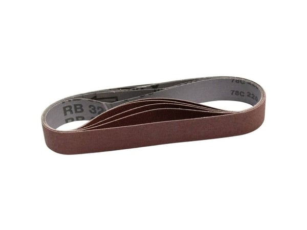 Makita - Slipebelte - for tre, metall, plast - 5 deler - grovkorn: 80 - 30 mm x 533 mm
