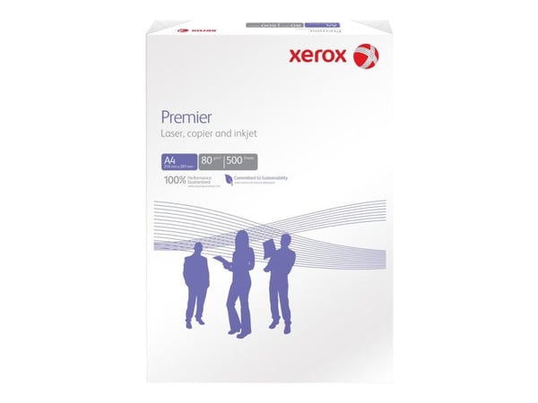 Xerox Premier - Hvit - A4 (210 x 297 mm) - 80 g/m² - 500 ark vanlig papir - for DocuColor 240; Phaser 4500, 6250, 8400; WorkCentre C226, C2424; Wor...