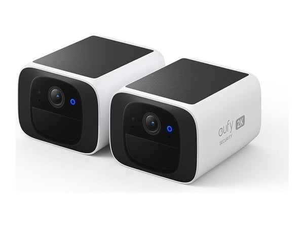 Eufy SoloCam E220 - Nettverksovervåkingskamera - utendørs - værbestandig - farge (Dag og natt) - 2K - lyd - trådløs - Wi-Fi - 2.4GHz radio (en pakk...