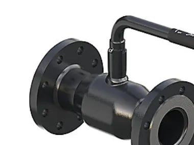 Danfoss JIP-FF kugleventil - RB, Håndtag, Reduceret gennemløb, PN 16, DN 65, Flange