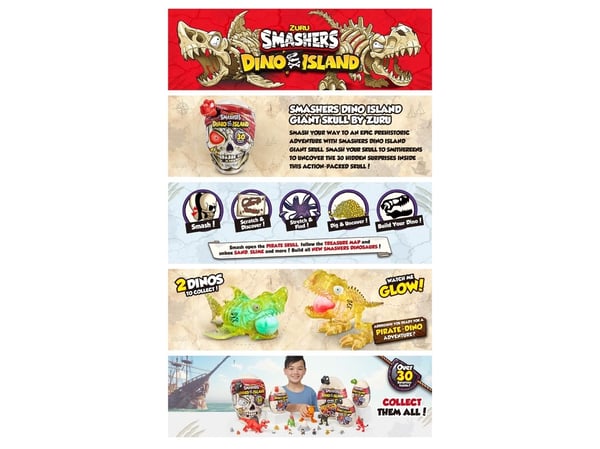 ZURU Smashers 4894680021426, Eläin, 5 vuosi/vuosia, Monivärinen, Muovi