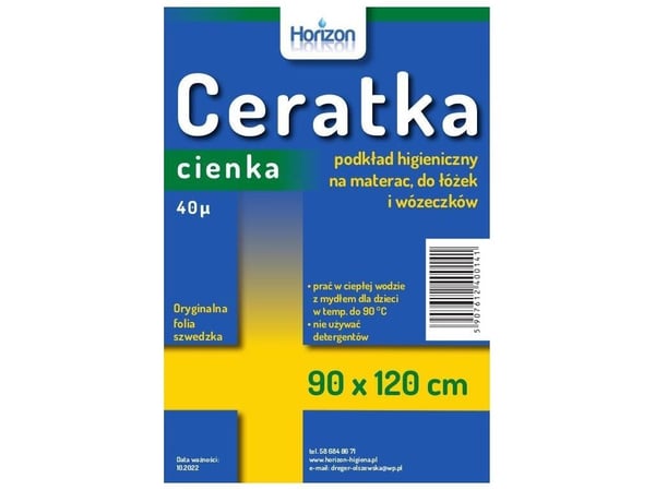 Horizon hygieneunderlag 90 x 120 cm til madrass (Sverige) - HO0002 Horizon hygieneunderlag 90 x 120 cm til madrass (Sverige) - HO0002