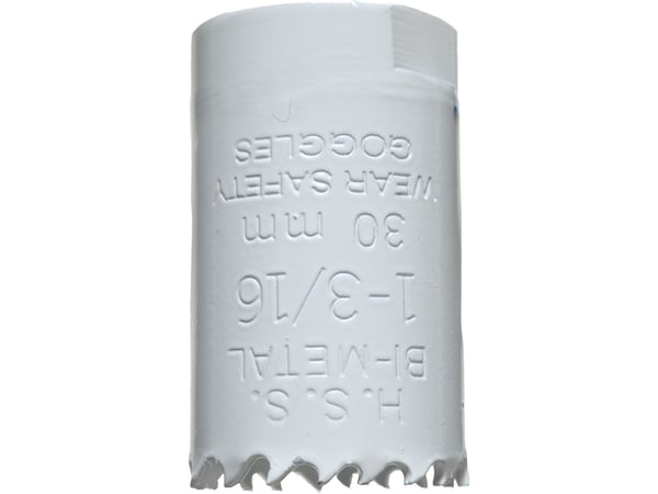 kwb 598030, Single/enkelt, Drill, Aluminium, Kopper, Gipsplater, Plast, Stål, Tre, Hvit, Bimetall, Høy-Hastighets Stål (HHS), Cobalt Alloy High-Spe...