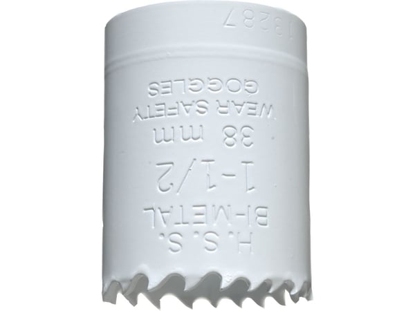 kwb 598038, Single/enkelt, Drill, Aluminium, Kopper, Gipsplater, Plast, Stål, Tre, Hvit, Bimetall, Høy-Hastighets Stål (HHS), Cobalt Alloy High-Spe...