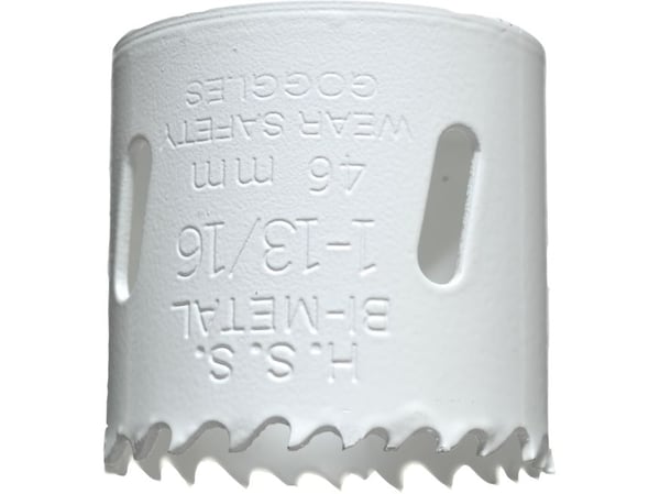 kwb 598046, Single/enkelt, Drill, Aluminium, Kopper, Gipsplater, Plast, Stål, Tre, Hvit, Bimetall, Høy-Hastighets Stål (HHS), Cobalt Alloy High-Spe...
