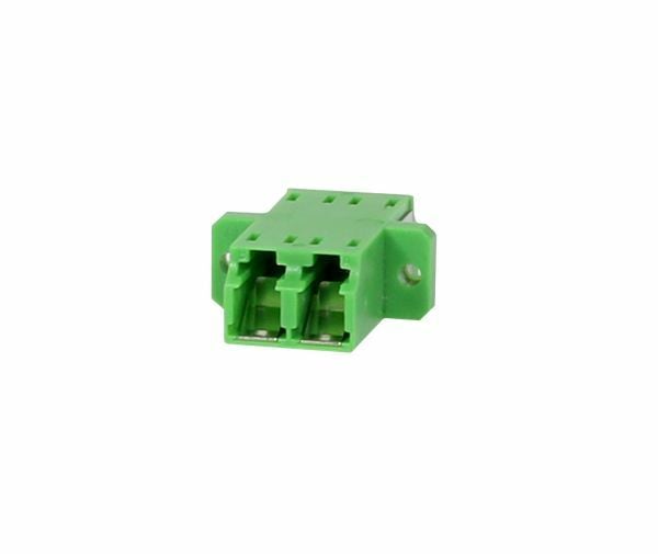 FO-koblingLCAPC-sokkelLCAPC-sokkel 9125u enkeltmodus grønn dupleks PVC-keramisk hylse med flens med ensidig laserbeskyttelse Synergy21