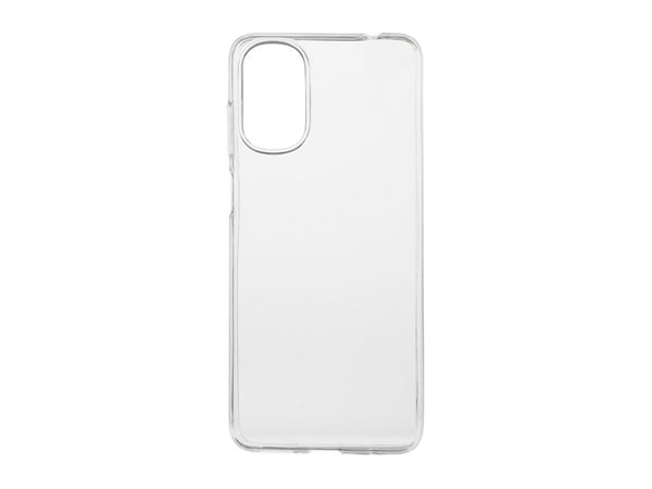 eSTUFF - Bakdeksel til mobiltelefon - termoplastisk polyuretan (TPU) - gjennomsiktig - for Motorola Moto G22