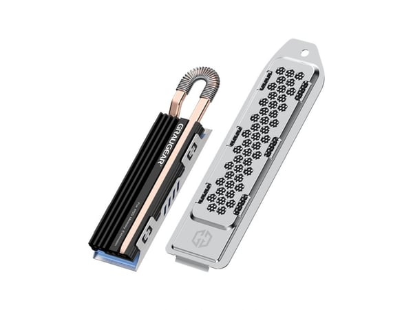 Graugearin jäähdytyselementti SSD M.2NVMe 2280 PS5-muistin laajentamiseen. vähittäiskauppa