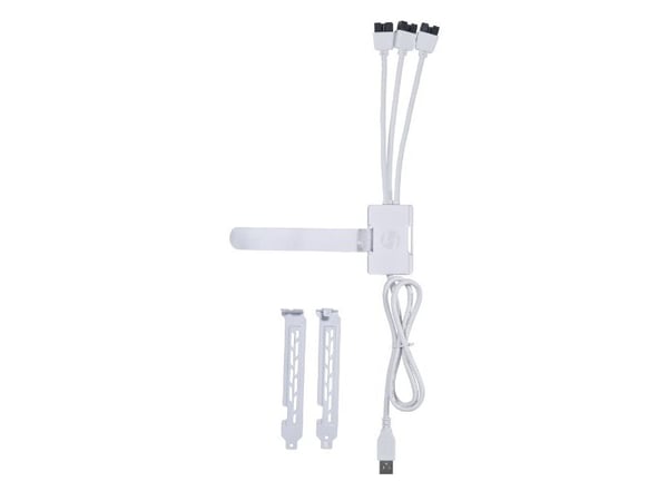 Lian Li PW-U2TPAW, USB Type-A, 3 x IDC (9 pin), Hankjønn, Hankjønn, Rett, Rett