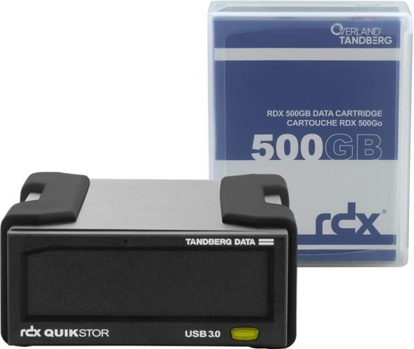 Overland-Tandberg 8863-RDX, Lagringsdrev, RDX-patron, USB 3.2 Gen 1 (3.1 Gen 1), HDD, Sort, UL 60950, CSA C22.2 No. 60950, IEC 60950/ EN60950 FCC 4...