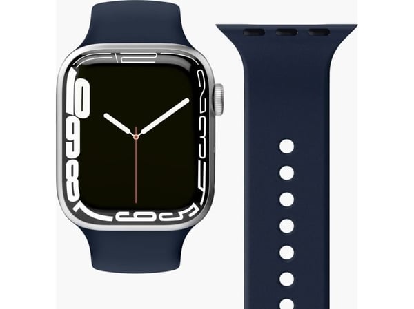 Vonmählen Classic, Band, Smartklokke, Blå, Apple, Apple Watch 42 mm | 44 mm | 45 mm | 49 mm, Silikon