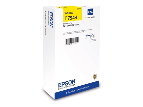 EPSON keltainen muste 69.0ml WF Pro 8090/8590, ''XXL''