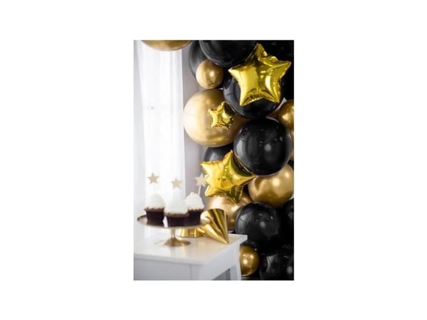 PartyDeco CHB1-5-019-50, Lekeballong, Latex, Gull, Temafest, Rund, Ikke for barn under 36 måneder