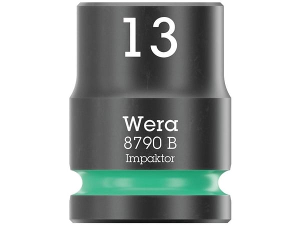 Wera 8790 B Impactor 05005504001 Ulkokuusikulmainen hylsysarja 13 mm 1 kpl 3/8