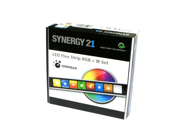 Synergy 21 LED flexstrip 30 RGBW DC12V komplett sett V2