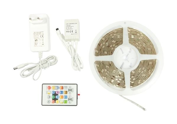 Synergy 21 LED flexstrip 30 RGBW DC12V komplett sett V2