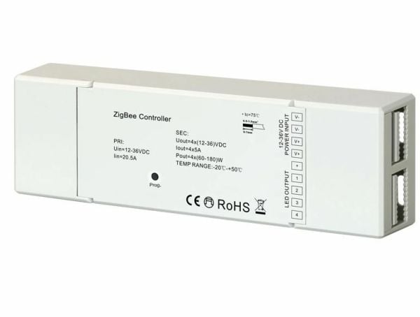 Synergy 21 LED-ohjain EOS 10 ZigBee 5-kanavainen ohjain RGB-WW (RGB-CCT)