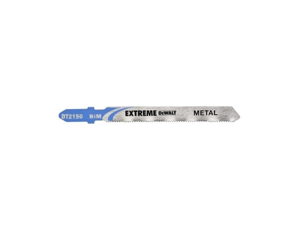 DeWALT DT2150-QZ - pistosahanterä - alumiinille, teräkselle, kuparille, pehmeälle metallille, messingille - 3 kpl - T-varsi - pituus: 86 mm
