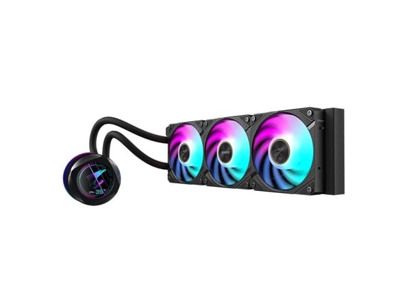 AORUS WATERFORCE X II 360 - Væskekjølesystem for prosessor - (for: AM4, TR4, LGA1200, LGA1700, AM5, LGA115x Socket, sTR5) - kobbersokkel - 120 mm