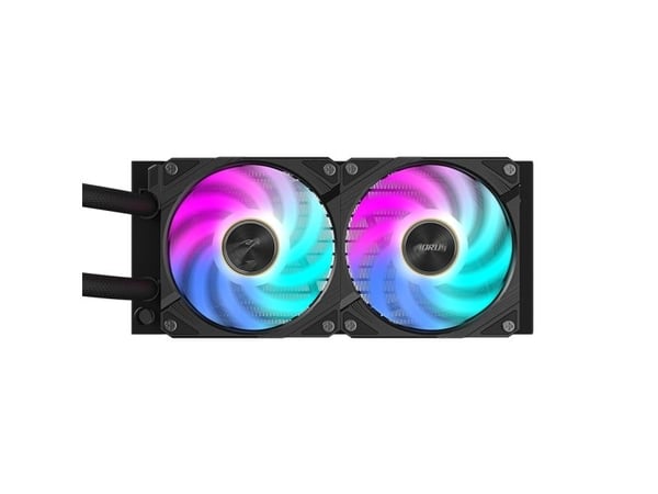AORUS WATERFORCE X II 240 - Prosessorin nestejäähdytysjärjestelmä - (AM4, TR4, LGA1200, LGA1700, AM5, LGA115x Socket, sTR5) - kuparinen pohja - 120 mm