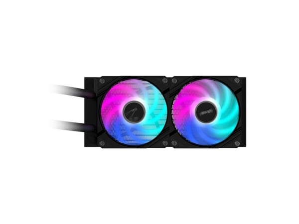 AORUS WATERFORCE II 240 - Væskekjølesystem for prosessor - (for: AM4, LGA1200, LGA1700, AM5, LGA115x Socket) - kobbersokkel - 120 mm