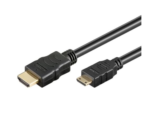 PremiumCord kphdmac2, 2 m, HDMI Type A (vakio), HDMI Type C (mini), musta