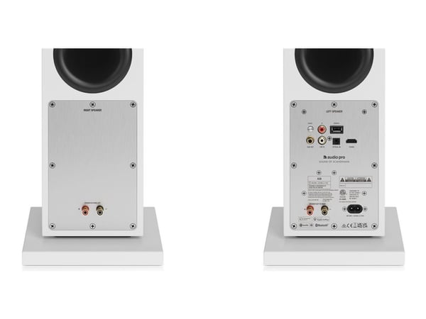 Audio Pro A38 - Högtalare - trådlös - Bluetooth, IEEE 802.11b/g/n/ac - 2-vägs - vit