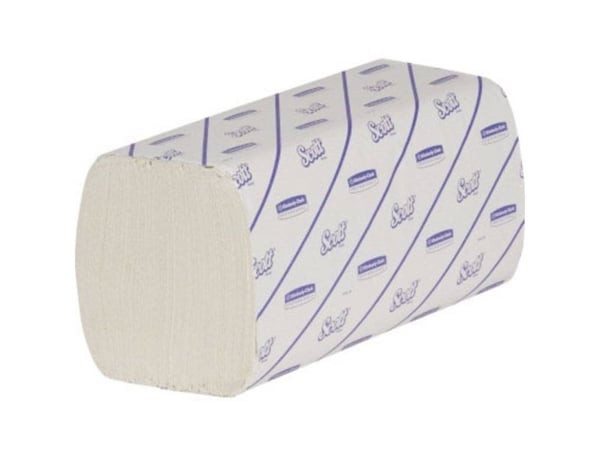 Scott 6604 EXCELLENT pappersservetter (L x B) 23 cm x 25 cm vit, 3800 st