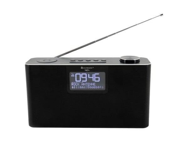 Soundmaster DAB700SW bordsradio DAB+ / FM - väckfunktion - handsfree - svart