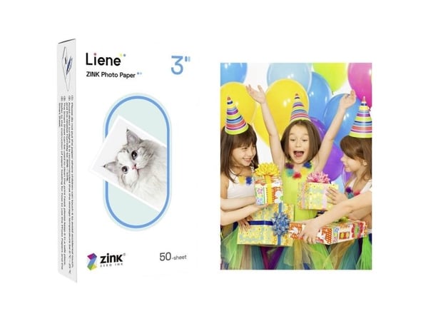 Liene Pearl Series KW001-65028 fotopapir, 50 x 76 mm, 50 ark, selvklebende, avtagbart