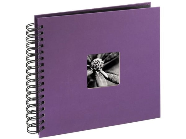Hama 4007249948762, Lilac, 100 ark, Spiralbinding, 10 x 15, Svart, 280 mm