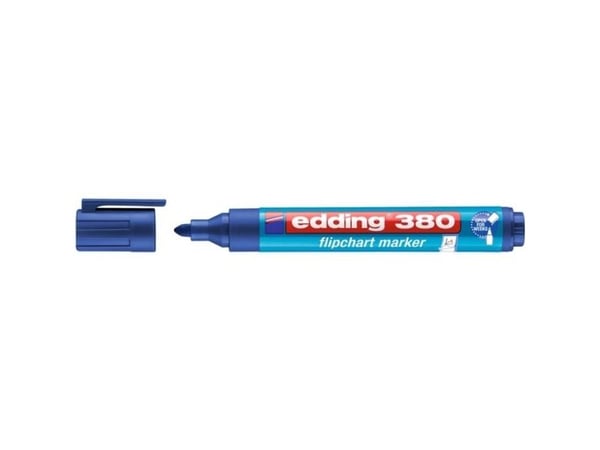Edding blå blädderblockmarker