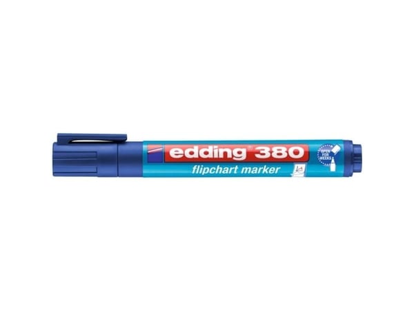 Edding blå blädderblockmarker