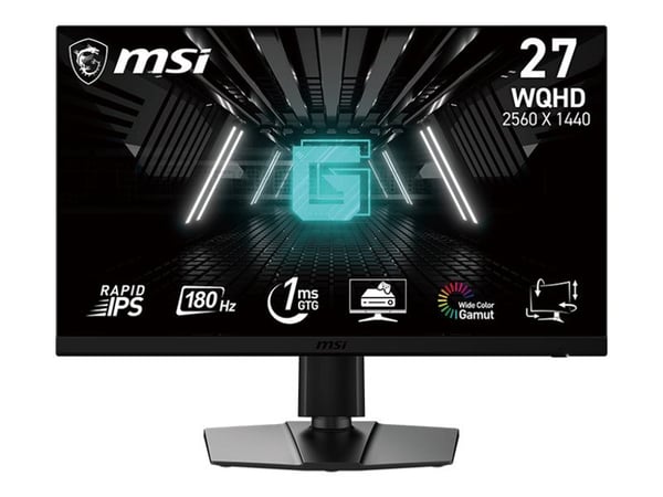 MSI G272QPF E2, 68,6 cm (27"), 2560 x 1440 pikseliä, Wide Quad HD, 1 ms, musta