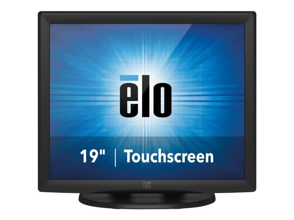 Elo 1915L IntelliTouch - LED-skjerm - 19" - berøringsskjerm - 1280 x 1024 @ 75 Hz - 225 cd/m² - 1000:1 - 5 ms - VGA - mørk grå