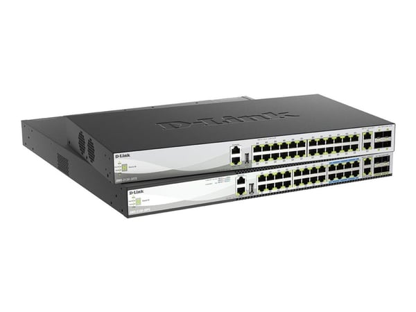 D-Link DMS-3130-30PS - Switch - multi-gigabit - L3 - Styrt - 16 x 100/1000/2.5G (PoE+) + 8 x 100/1000/2.5G/5G (PoE++) + 2 x 100/1000/2.5G/5G/10GBas...