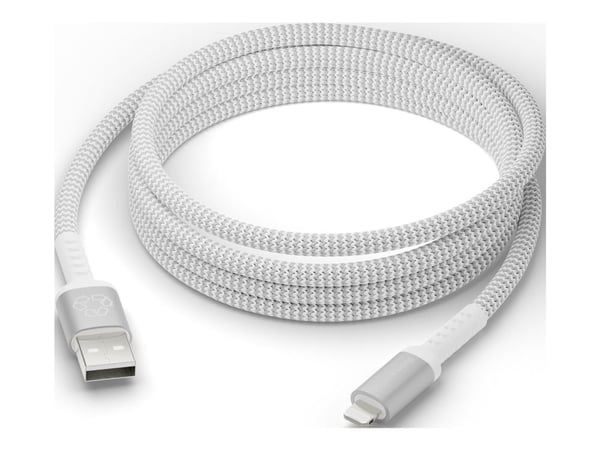 dbramante1928 re-charge - Lightning-kabel - USB hann til Lightning hann - 2.5 m - braided, 100 % resirkulert plast