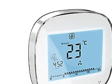 Betjeningspanel - med display til styring af varmeventilator, WiFi