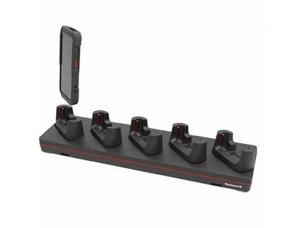 Honeywell - Ladestativ - ikke-oppstartet, med terminalkopp - utgangskontakter: 5 - Europa - for Honeywell CT40 XP, CT45, CT45 XP; Dolphin CT40