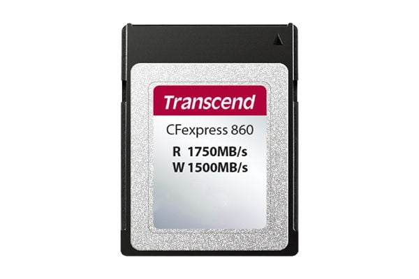 Transcend CFexpress 860, 160 GB, CFexpress, 1750 MB/s, 1500 MB/s, musta