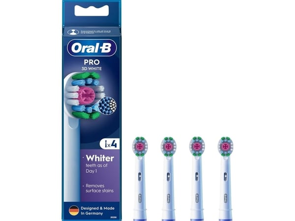 Oral-B børstehoder til elektrisk tannbørste 3D WHITE 4 stk EB18-4 "PRO"