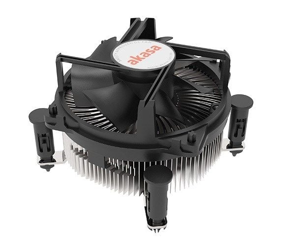 Akasa - Prosessorkjøler - (for: LGA1700) - aluminium med kobberkjerne - 90 mm