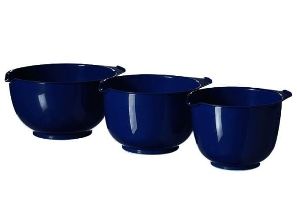 Curver köksskålar granatblått set 3 st. Curver 1,5/2/2,5 L