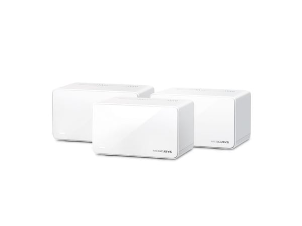 Mercusys Halo H90X (3-pk), Hvit, Intern, Mesh-system, 800 m², Dual-band (2,4 GHz / 5 GHz), Wi-Fi 6 (802.11ax)