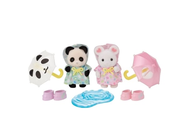 Sylvanian Families Kaverukset sateessa